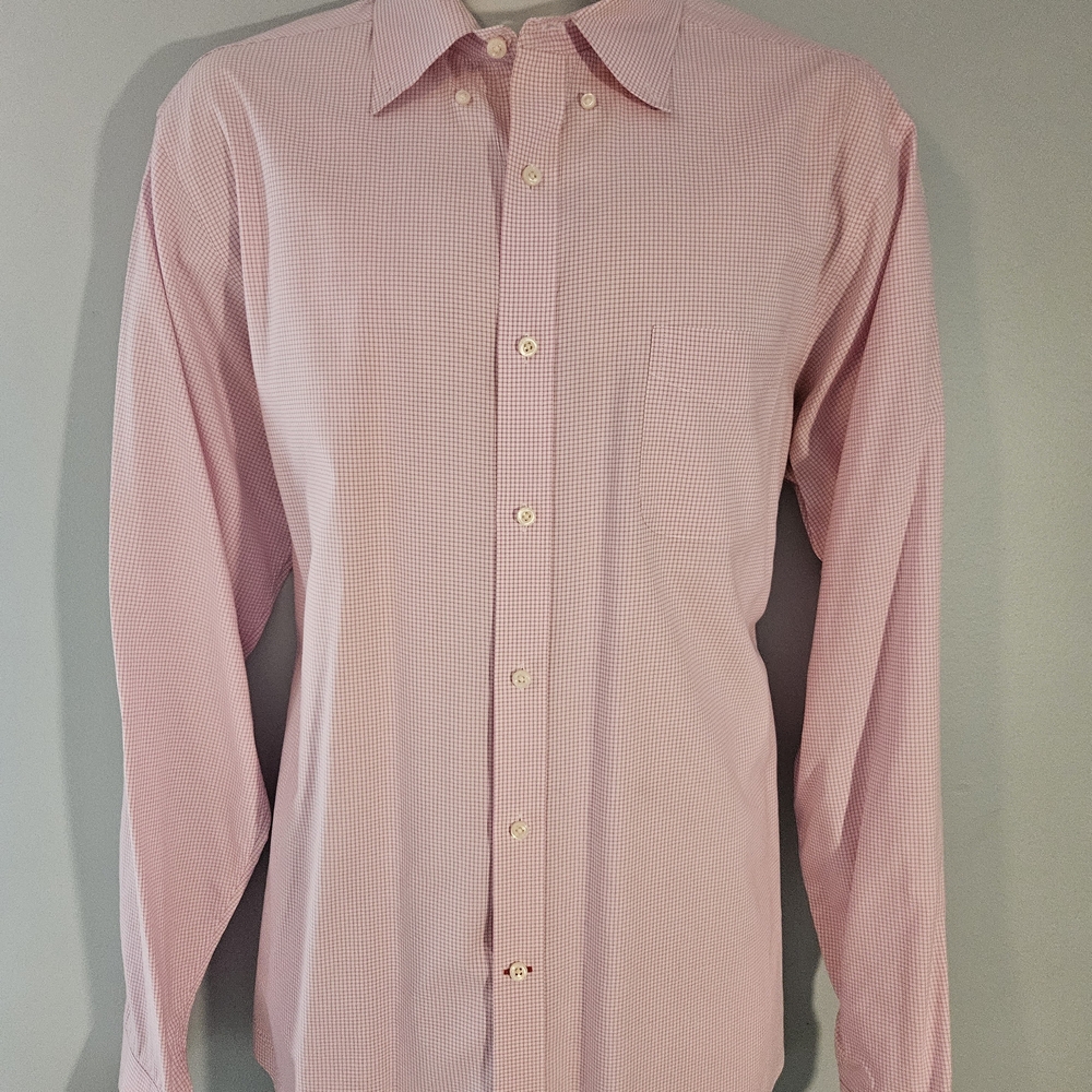Daniel Cremieux Pink Patterned Dress Shirt